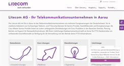 Desktop Screenshot of litecom.ch