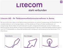 Tablet Screenshot of litecom.ch